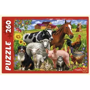 Пазл «Домашние животные», 260 элементов