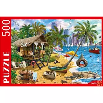 Пазл «Домик на берегу моря», 500 элементов