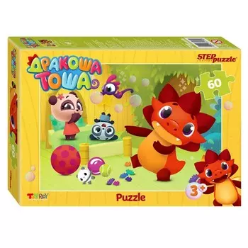 Пазл «Дракоша Тоша», 60 элементов