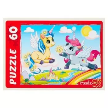 Пазл «Единороги», 60 элементов
