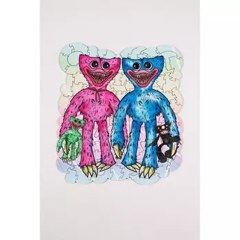 Пазл фигурный «Хагги Вагги и Кисси Мисси», 97 деталей, 20 23 см