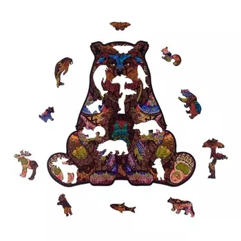 Пазл фигурный «Хозяин леса» , размер S