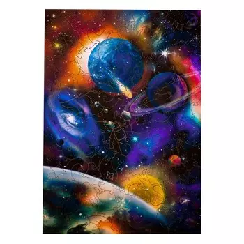 Пазл фигурный «Космос», 130 деталей, 20 29 см