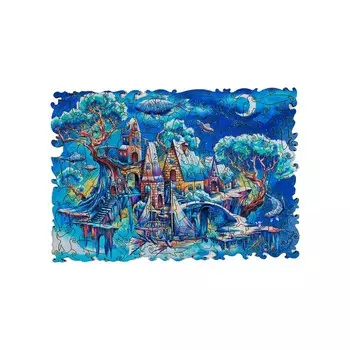 Пазл фигурный «Летающий город», 150 деталей, 28,7 20 см