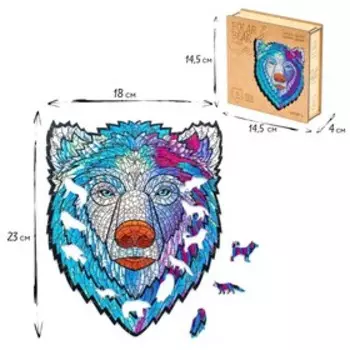 Пазл фигурный «Медведь» S