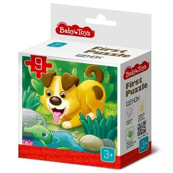 Пазл First Puzzle «Щенок», 9 элементов