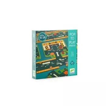 Пазл-гигант Djeco «Трассы», 21 элемент