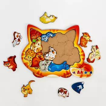 Пазл-головоломка «Котики»