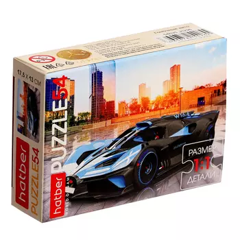 Пазл «Гоночные авто», 54 элемента, МИКС