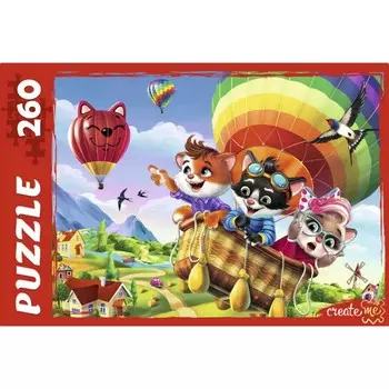 Пазл «История котов №4», 260 элементов