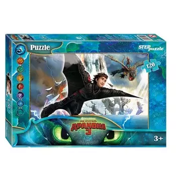 Пазл «Как приручить дракона - 3», 120 элементов