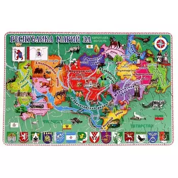 Пазл «Карта Марий Эл»