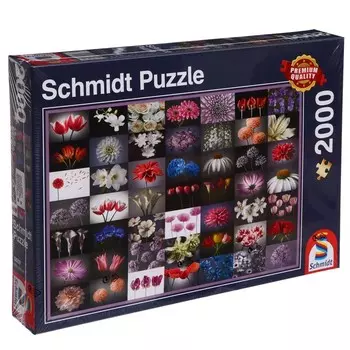 Пазл «Коллаж - цветы», 2000 элементов