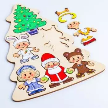 Пазл-конструктор «Собери персонажа. Хоровод»