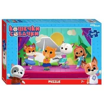 Пазл «Кошечки и собачки», 560 элементов