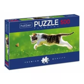 Пазл «Котёнок с бабочкой», 500 элементов