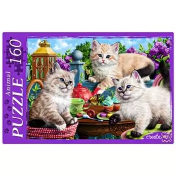 Пазл «Котята и сладости», 160 элементов