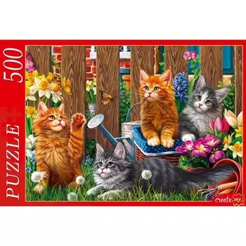 Пазл «Котята Мейн-Кун», 500 элементов