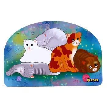 Пазл «Коты»