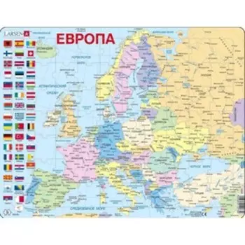 Пазл Larsen «Европа», 70 элементов