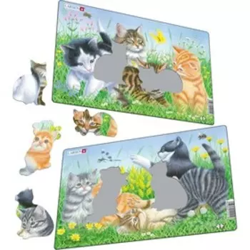 Пазл Larsen «Котята», МИКС, 10 элементов