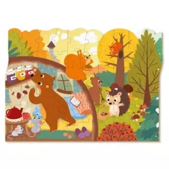 Пазл «Лесная уборка», 60 элементов