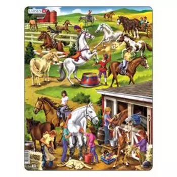 Пазл "Лошади", 50 деталей (US26)
