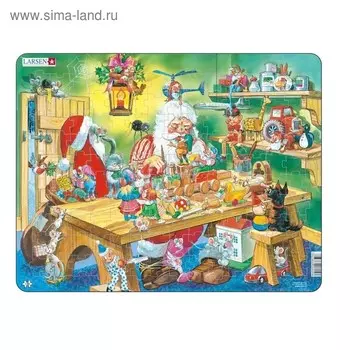 Пазл "Мастерская Санта Клауса"