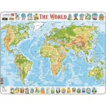 Пазл «Мир (Английский)», 80 деталей (K4)