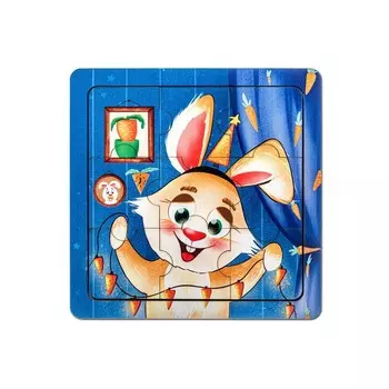 Пазл «Морковный праздник», 9 деталей