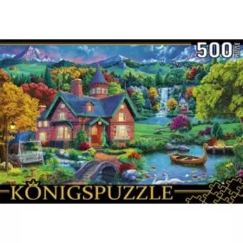 Пазл «Ночной домик в горах», 500 элементов