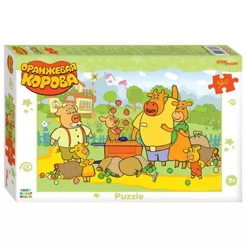 Пазл «Оранжевая корова», 360 элементов