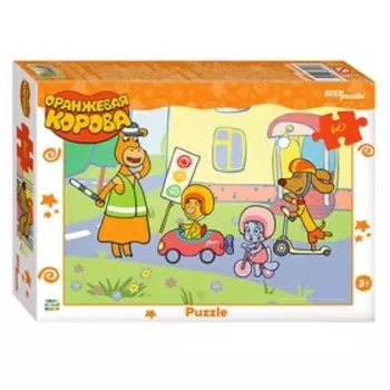 Пазл «Оранжевая корова», 60 элементов