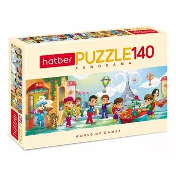 Пазл «Панорама. Парижские каникулы», 140 элементов