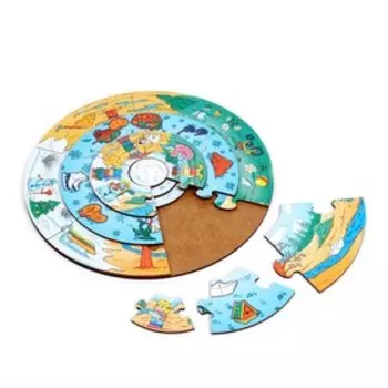 Пазл-пирамида «4 сезона»