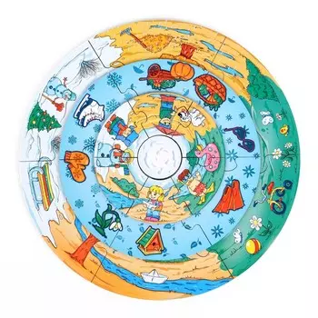 Пазл-пирамида «4 сезона»