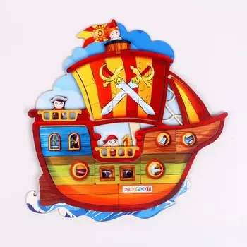Пазл «Пиратский корабль», 37 деталей