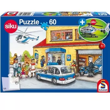 Пазл «Полицейский вертолет», 60 элементов