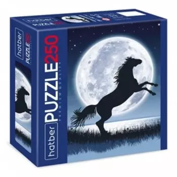 Пазл «Полнолуние. Дикий мустанг», 250 элементов