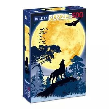 Пазл «Полнолуние. Волк», 500 элементов