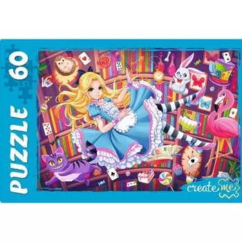 Пазл «Приключения Алисы», 60 элементов