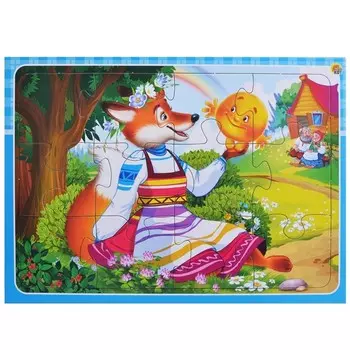 Пазл-рамка «Колобок», 12 элементов