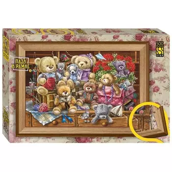 Пазл-рамка «Семья мишек», 500 элементов