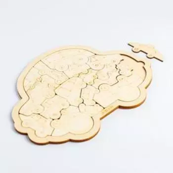 Пазл-раскраска «Автопарк»