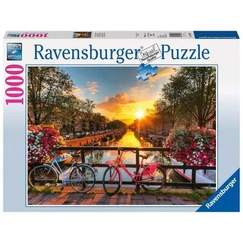 Пазл Ravensburger «Велосипеды в Амстердаме», 1000 элементов