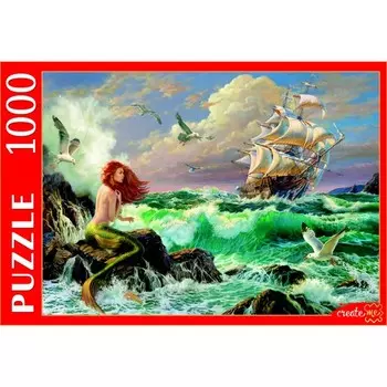 Пазл «Русалка и корабль», 1000 элементов