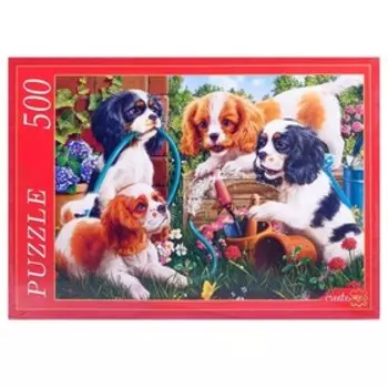 Пазл «Щенки спаниеля», 500 элементов