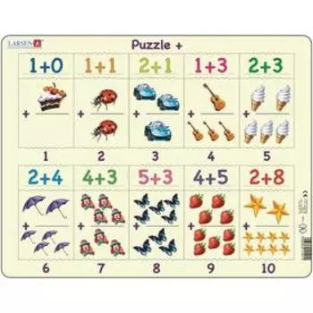 Пазл «Сложение 1-10», 20 деталей (AR4)