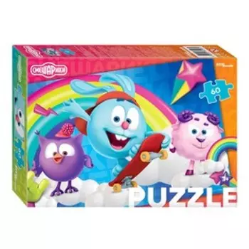 Пазл «Смешарики», 60 элементов