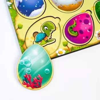 Пазл-сортер "Кто в яйце?"